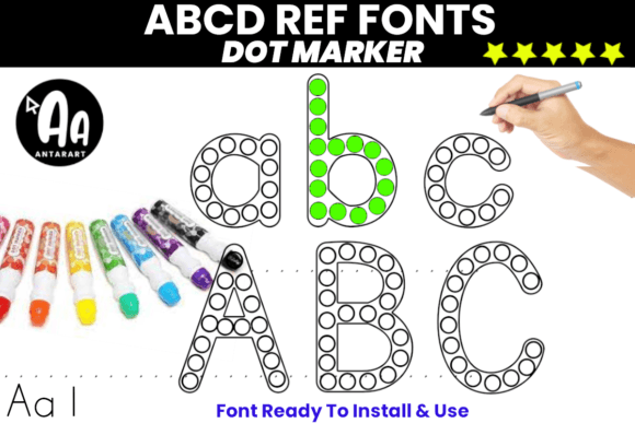 Abc Dot Marker: A Friendly Display Font That Makes Your Brand Feel Thoughtful