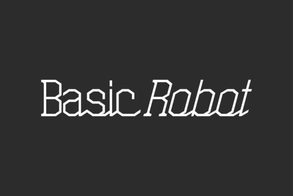 Basic Robot: A Display Font That Cuts Through the Feed