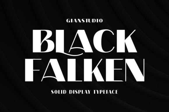 Black Falken: A Premium Serif Font for Trusted Branding