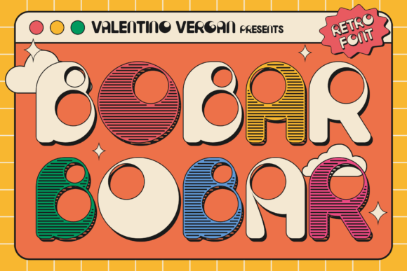 Bobar: A Retro Display Font That Pops on Modern Websites