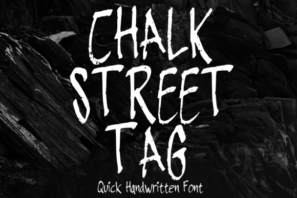 Chalk Street Tag: A Handwritten Display Font with Editorial Warmth