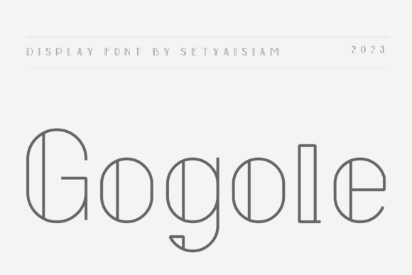 Gogole: A Display Font That Feels Like a Thoughtful Pause