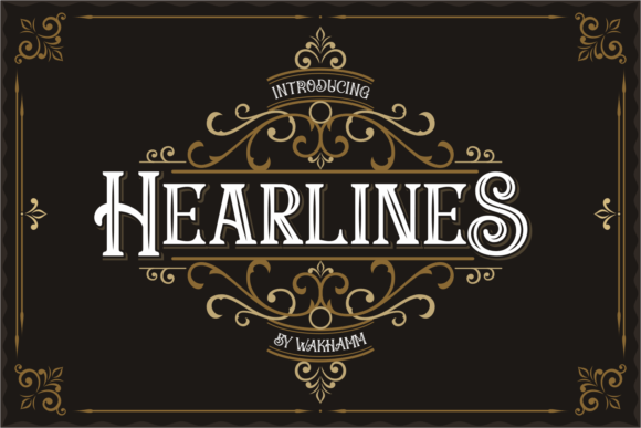 Hearlines Font: A Vintage Display Typeface That Earns Its Place
