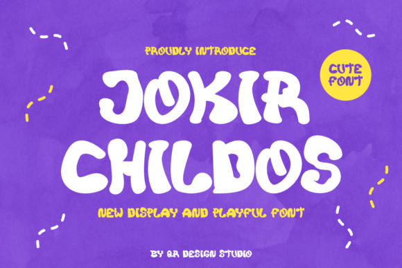 Jokir Childos: A Playful Display Font for Handmade Creators