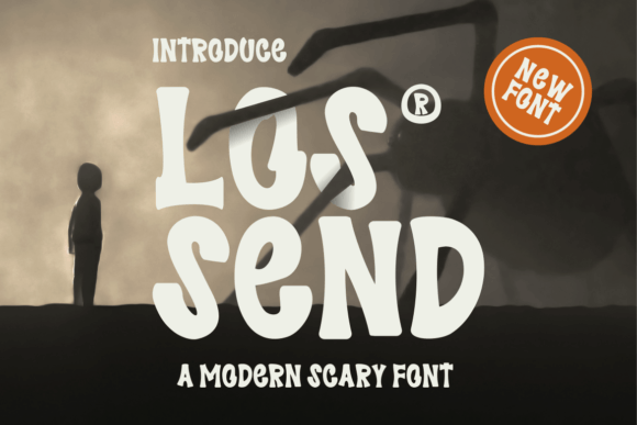 Los Send: A Display Font That Screams Halloween—Without Saying a Word