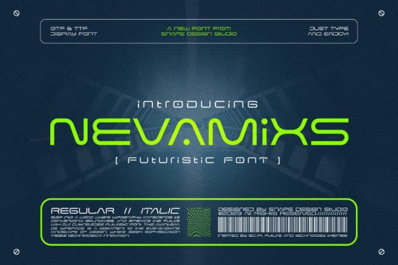 Nevamixs: A Display Font That Anchors Editorial Mood