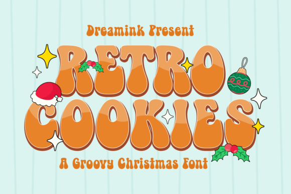 Retro Cookies Font: A Playful Display Typeface for Festive Campaigns