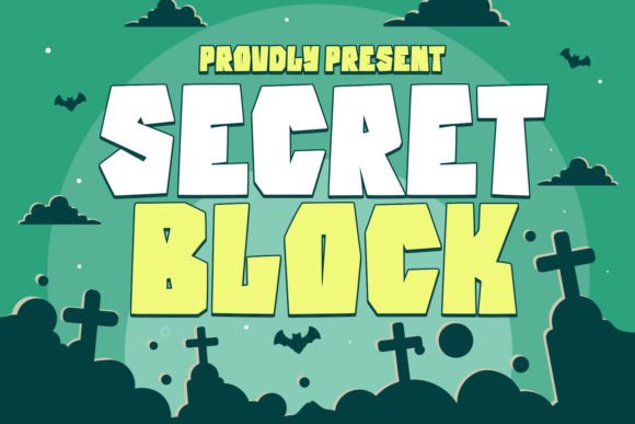 Secret Block: A Bold Display Font for Handmade Magic