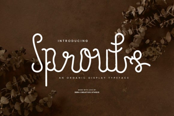 Sprouts: A Handwritten Display Font That Feels Like a Real Human Moment