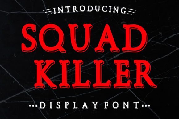 Squad Killer: A Bold Display Font for Scroll-Stopping Campaigns