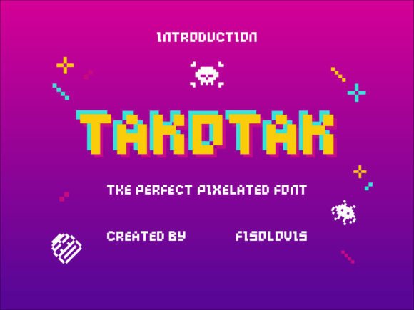 Takotak: A Pixel-Perfect Display Font for Scroll-Stopping Campaigns