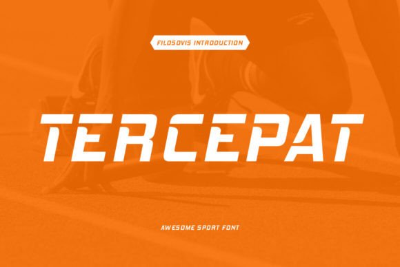 Tercepat: A Bold Display Font That Delivers Energy