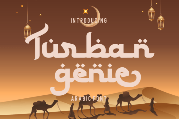 Turban Genie: A Display Font with Quiet Confidence