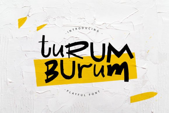 Turum Burum: The Playful Display Font That Makes Campaigns Stick