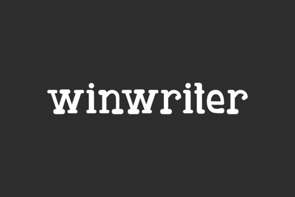 Winwriter: A Thoughtful Display Font for Editorial Warmth
